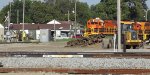 Easing across the grade crossing.